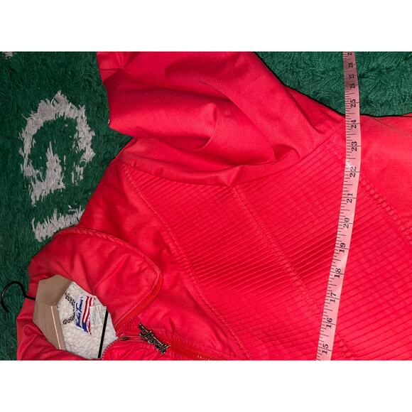 Vintage Weather Tamer Jacket USA Made Red Jacket Outerwear Lined VTG 1970s 80s - Picture 12 of 13